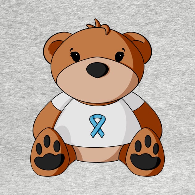 Prostate Cancer Awareness Teddy Bear by Alisha Ober Designs